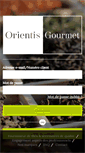 Mobile Screenshot of orientis-gourmet.com