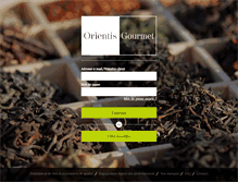 Tablet Screenshot of orientis-gourmet.com